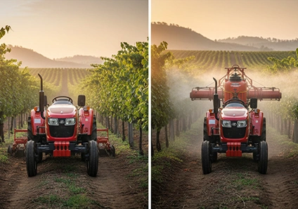 Choose the Right Tractor for Your Vineyard: JIVO 245 DI vs JIVO 305 DI 4WD 