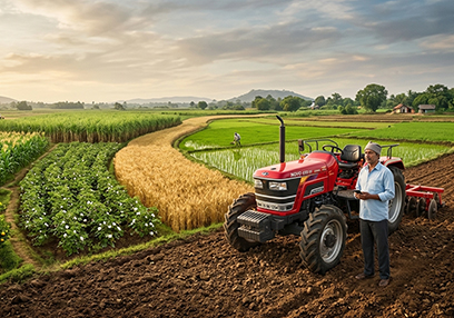 How to choose the right Mahindra tractors HP for different crops in India- mobile