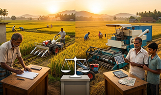 Buying vs Hiring a Paddy Harvester