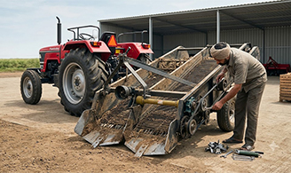 Maintenance of potato harvesting machines