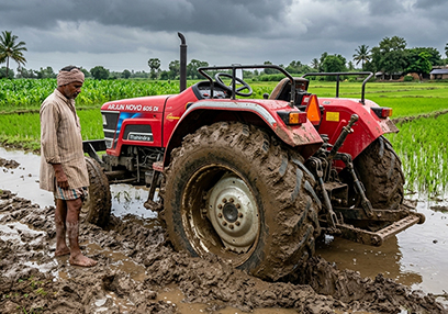 How to Recover a Tractor Stuck in Mud | Tips for Wet Fields-mobile