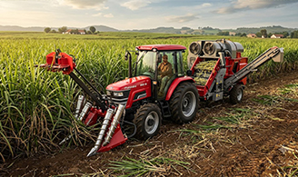Sugarcane cutting machine