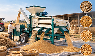 Wheat grading machine