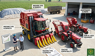 Cotton harvesting machine price: what affects the investment?